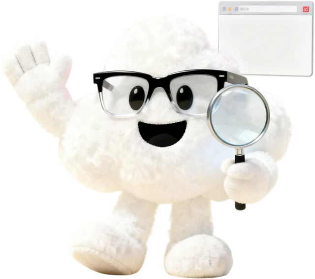 Nuby analizando una web con una lupa